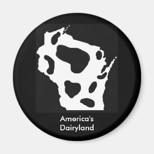 Amerikas Dairyland Magnet