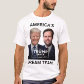 Amerikas Dream Team 2024 Trump-Kundgebung T-Shirt (Vorderseite)