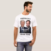 Amerikas Dream Team 2024 Trump-Kundgebung T-Shirt (Vorne ganz)