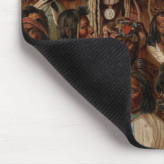 Amerikas Eingeborene Mousepad (Ecke)
