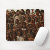 Amerikas Eingeborene Mousepad (Mit Mouse)