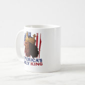 Amerikas einziger König Kaffeetasse (Vorderseite Links)