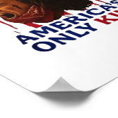 Amerikas einziger König Poster (Ecke)