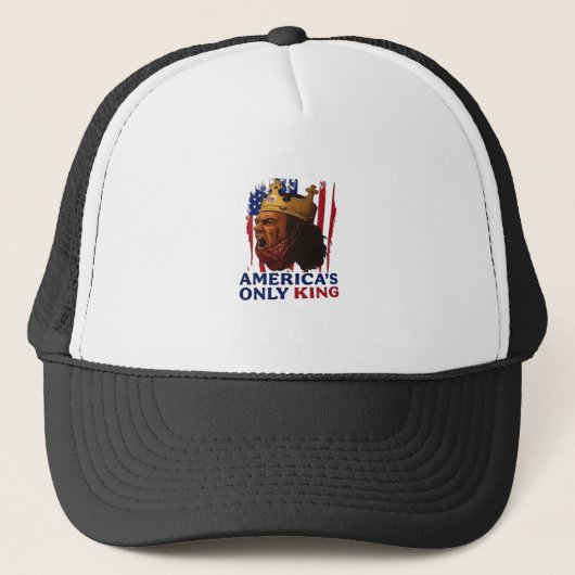 Amerikas einziger König Truckerkappe (Vorderseite)