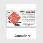 Amerikas Eisenbahnexpress Aufkleber (Blatt)