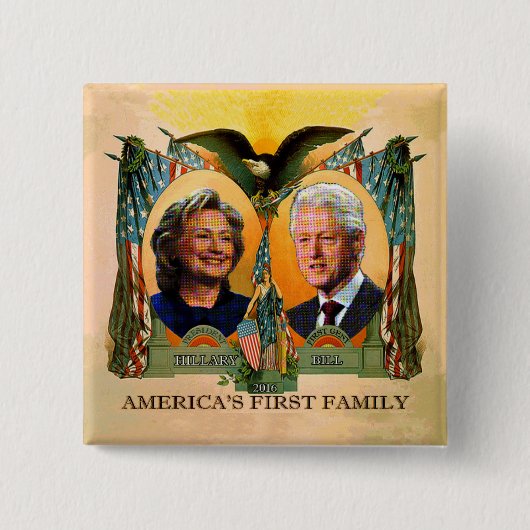 Amerikas erste Familie 2016 Button (Vorderseite)