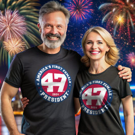Amerikas erste weibliche Präsidentenwahl 2024 T-Shirt
