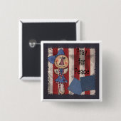 Amerikas erster Engel Button (Vorne & Hinten)