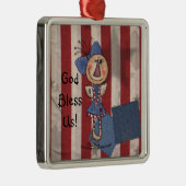 Amerikas erster Engel Silbernes Ornament (Rechts)