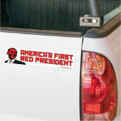 Amerikas erster roter Präsident Autoaufkleber (Auf Lkw)