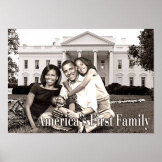 Amerikas erstes Familienposter Poster