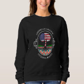 Amerikas Erwachsenenalter mit Ottawa-Stammesvölker Sweatshirt (Vorderseite)