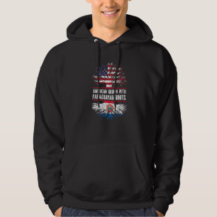 Amerikas Erwachsenenalter mit Paraguayan Roots US- Hoodie