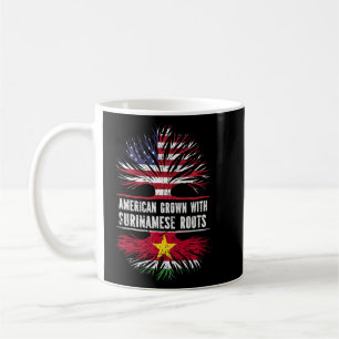 Amerikas Erwachsenenalter mit surinamischen Wurzel Kaffeetasse