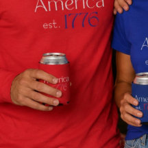 Amerikas est 1776 Typografie 4. Juli Rot