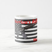 Amerikas Favorite Rifle USA Flag AR15 Personalisie Kaffeetasse (Mittel)