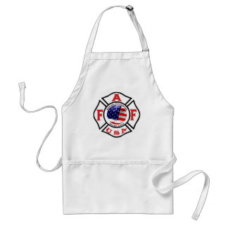 Amerikas Feuerwehrmann-Flaggen-Logo Schürze