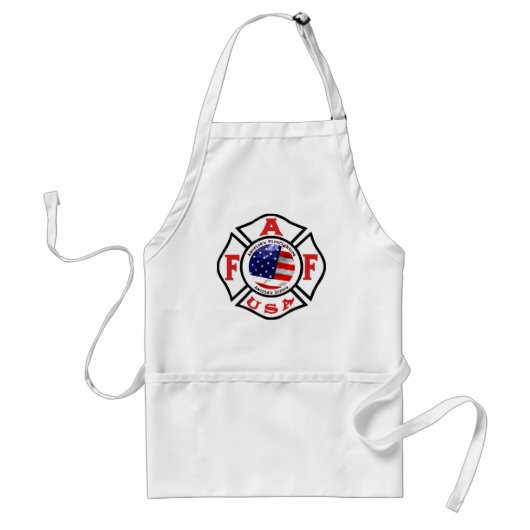 Amerikas Feuerwehrmann-Flaggen-Logo Schürze (Vorne)