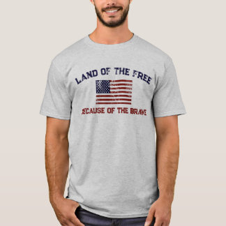 Amerikas Flaggenland der Freien T-Shirt