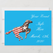 Amerikas Flaggenpferd läuft Thunder_Cove (Vorderseite)