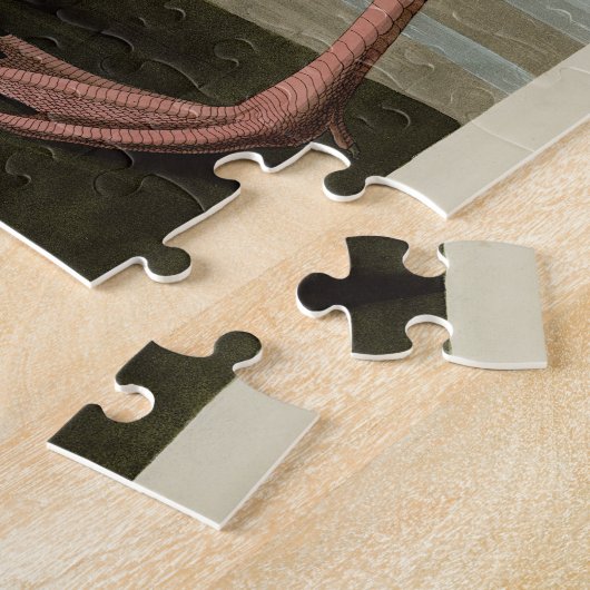 Amerikas Flamingo von Audubons Vögeln Amerikas Puzzle (Seite)