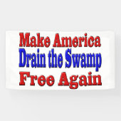 Amerikas freie Entwässerung des Sümpfels in Rot Banner (Horizontal)