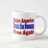 Amerikas freie Entwässerung des Sümpfels in Rot Jumbo-Tasse (Rechts)