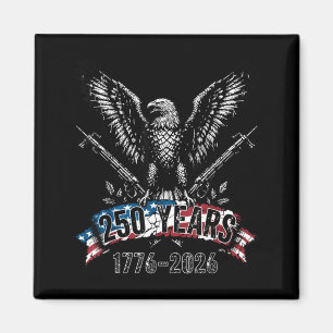 Amerikas Geburtstag 4. Juli 2026 Vintage Adler 250 Magnet