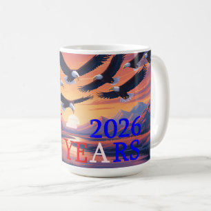 Amerikas Geburtstag Kaffeetasse