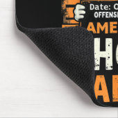 Amerikas Geist Wanted Funny Halloween Geist Mousepad (Ecke)