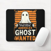 Amerikas Geist Wanted Funny Halloween Geist Mousepad (Mit Mouse)