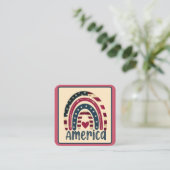 Amerikas Glück Begleitkarte (Stehend Vorderseite)