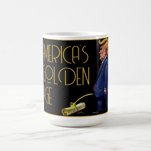 Amerikas goldenes Zeitalter Kaffeetasse (Mittel)