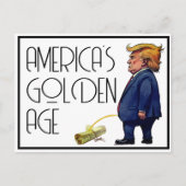 Amerikas goldenes Zeitalter Postkarte (Vorderseite)