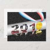 Amerikas Goldmedaille Postkarte (Vorne/Hinten)