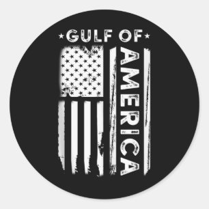 Amerikas Golf - Golf von USA Amerika Vintage Ameri Runder Aufkleber