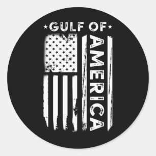 Amerikas Golf - Golf von USA Amerika Vintage Ameri Runder Aufkleber