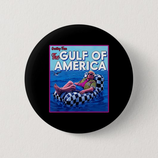 Amerikas Golf-Mexiko-Präsident Sombrero Sommer Button (Vorderseite)