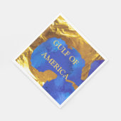 Amerikas Golf Serviette (Ecke)