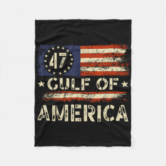 Amerikas Golf Vintage amerikanische Flagge Golf Me Fleecedecke