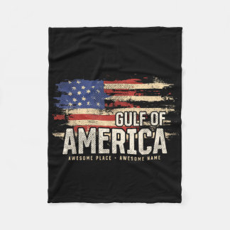Amerikas Golf von den USA Grunge Patriotic Fleecedecke