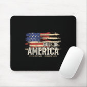 Amerikas Golf von den USA Grunge Patriotic Mousepad (Mit Mouse)