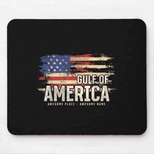 Amerikas Golf von den USA Grunge Patriotic Mousepad (Vorne)