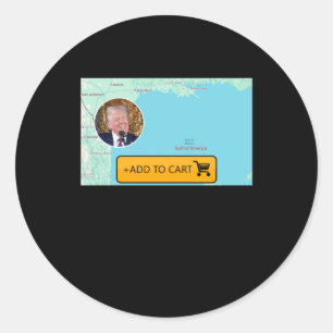 Amerikas Golf von Trump Runder Aufkleber