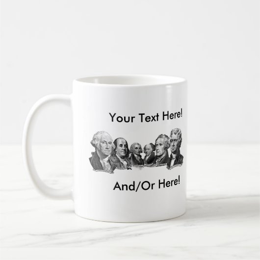 Amerikas Gründerväter Kaffeetasse (Links)
