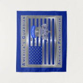 Amerikas Guardian American Paratrooper Wandteppich (Vorderseite)