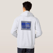Amerikas "Guardian Im Flugzeug Paratrooper Flag" Hoodie (Schwarz voll)