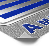 Amerikas "Guardian Im Flugzeug Paratrooper Flag" Poster (Ecke)