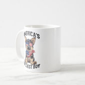 Amerikas Gütigster Schäferhund Kaffeetasse (Vorderseite Links)