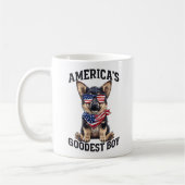 Amerikas Gütigster Schäferhund Kaffeetasse (Links)